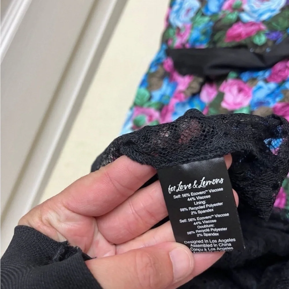 NWT For Love & Lemons S Marley maxi dress - Picture 4 of 12